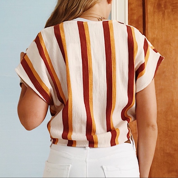 ZARA SEMI CROPPED BLOUSE - Picture 7 of 7